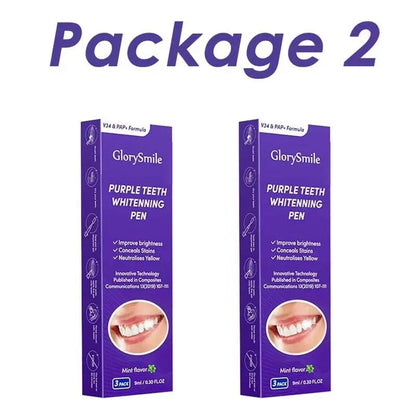 Magical Purple Teeth Whitening Pen Freshing Breath Oral Deep Cleaning Stain Removal Dentifrice Teeth Cleaning Essence Oral Care - Omnara